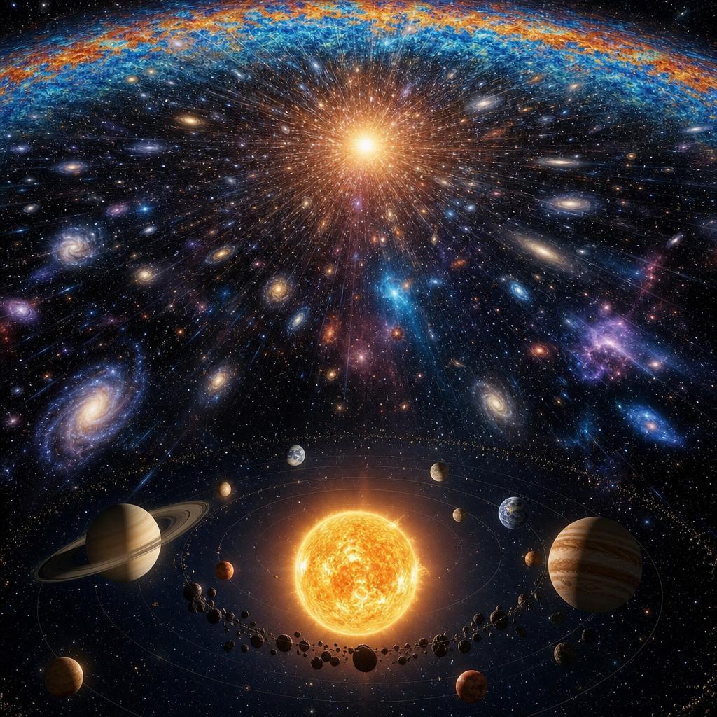 The Big Bang and expanding universe — illustrating the cosmological argument